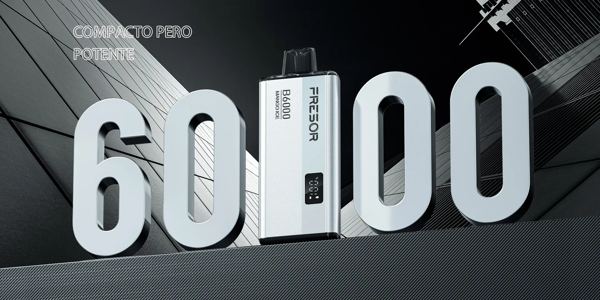 FRESOR B6000 - Ultrafino, ultrapotente pod desechable
